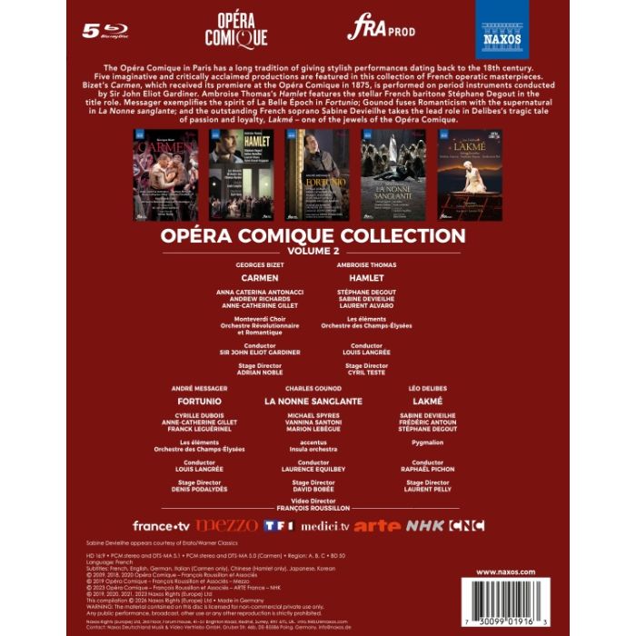 Opéra Comique Collection Vol. 2 (BD) - slide-1