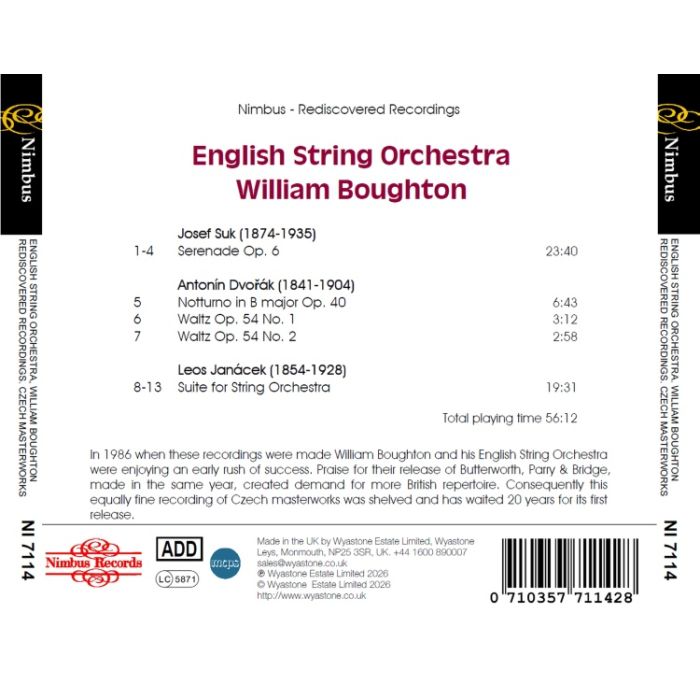 Suk, Dvořák, Janácek: Orchestral Works - slide-1