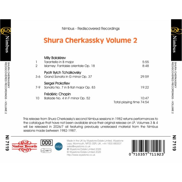 Cherkassky: Rediscovered Recordings Vol. 2 - slide-1