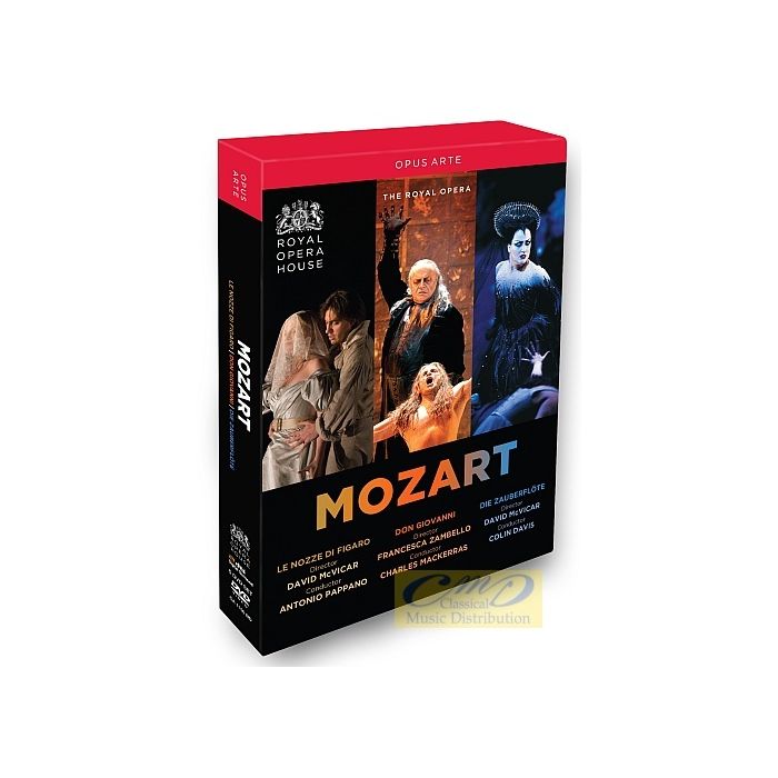 Mozart: Don Giovanni, Die Zauberflöte, Le Nozze di Figaro