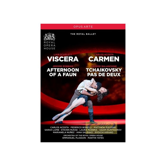 Viscera, Carmen, Afternoon of a Faun, Pas de Deux