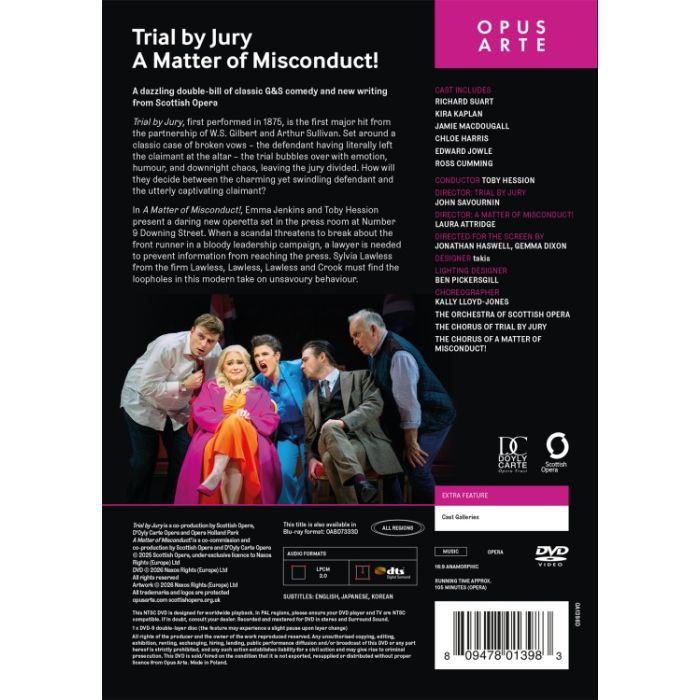 Gilbert & Sullivan: Trial by Jury; A Matter of Misconduct (DVD) - slide-1