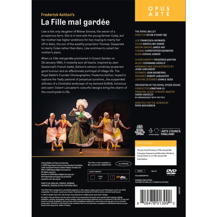 Hérold: La Fille mal gardée (DVD) - slide-1