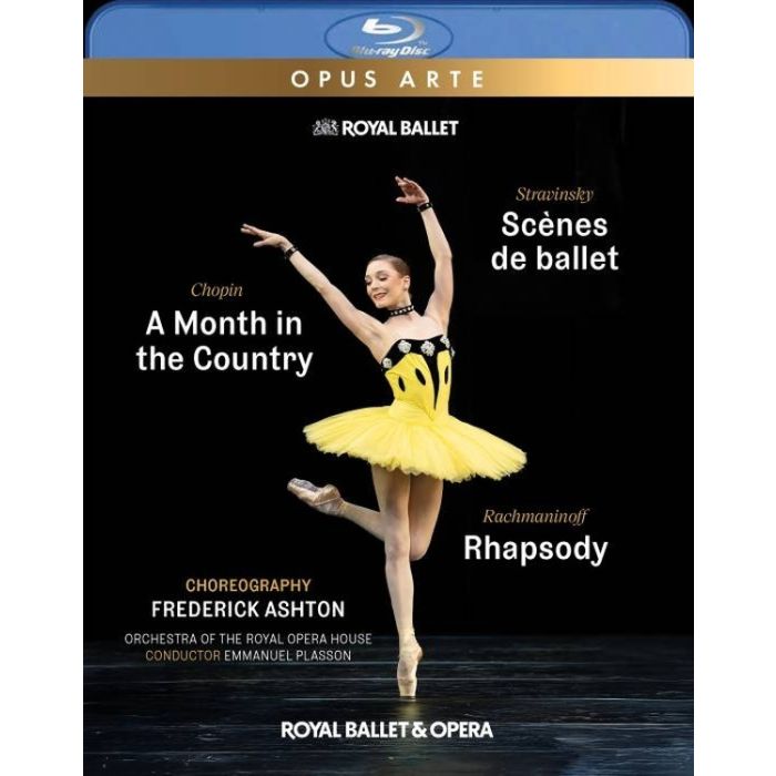 Ashton: Scènes de ballet; A Month in the Country; Rhapsody (BD)