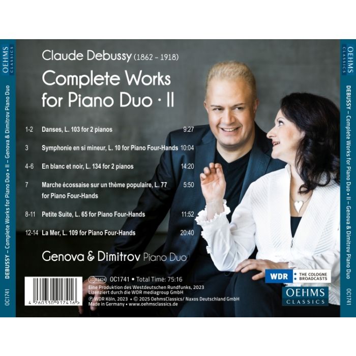 Debussy: Complete Works for Piano Duo Vol. 2 - slide-1