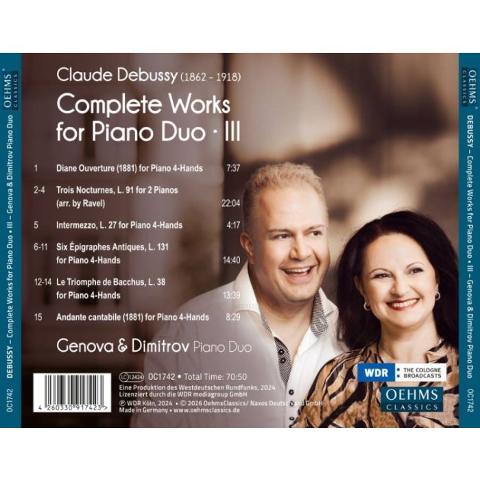 Debussy: Complete Works for Piano Duo Vol. 3 - slide-1