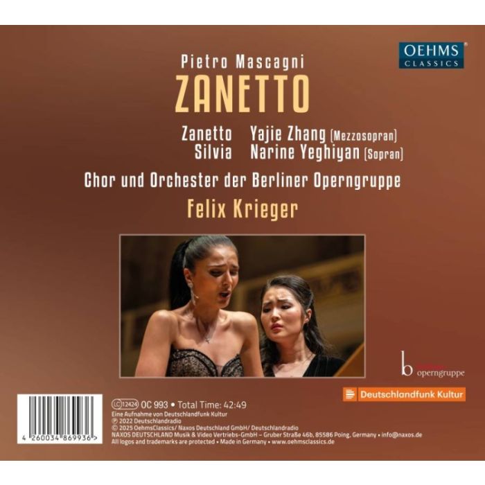 Mascagni: Zanetto - slide-1
