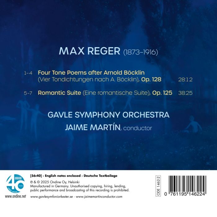 Reger: Four Tone Poems after Böcklin; Romantic Suite - slide-1