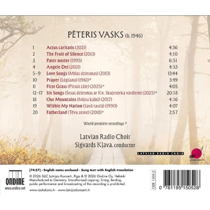 Vasks: Songs of my Heart - slide-1