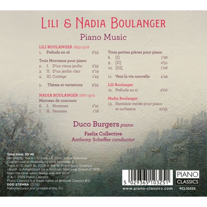 Lili & Nadia Boulanger: Piano Music - slide-1