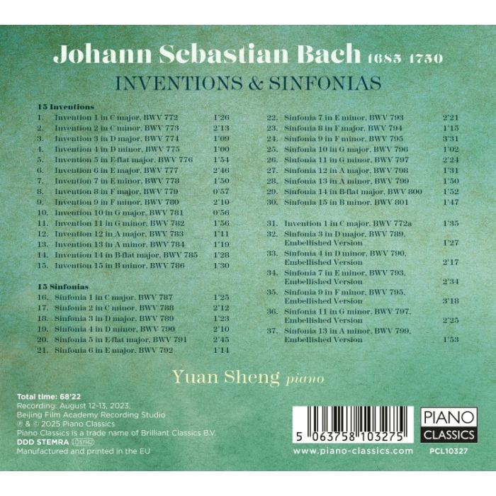 Bach: Inventions & Sinfonias - slide-1