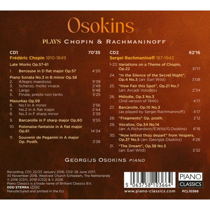 Osokins Plays Chopin & Rachmaninoff - slide-1