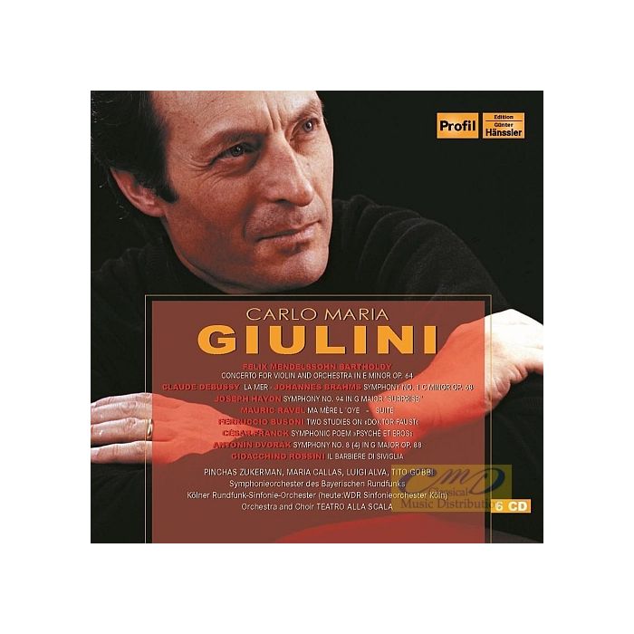 Giulini Anniversary Edition – Haydn,Mendelssohn Brahms Debussy Busoni Dvorak Rossini Franck