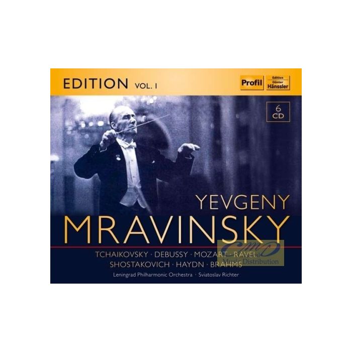 Yevgeni Mravinsky Edition Vol. 1 – Haydn, Schostakovich, Mozart, Debussy, Ravel, Brahms,