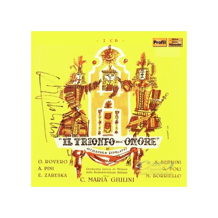 Scarlatti: Il Trionfo dell'Onore, Commedia in tre atti