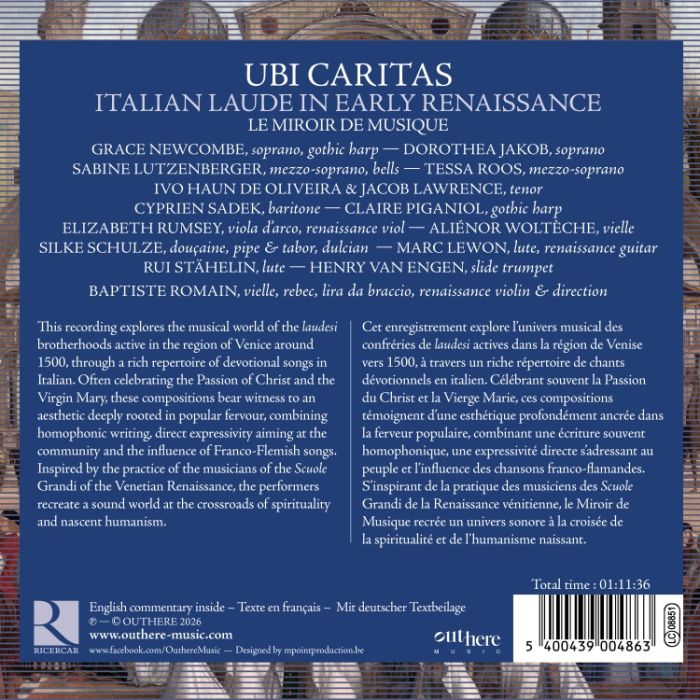 Ubi caritas. Italian Laude in Early Renaissance - slide-1