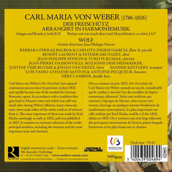 Weber: Der Freischütz arrangirt in Harmoniemusik - slide-1