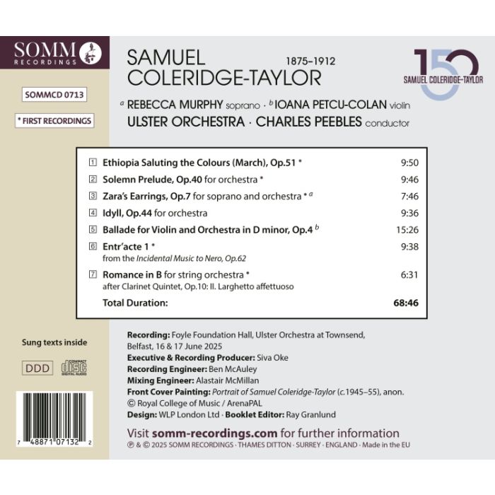 Coleridge-Taylor: Orchestral Works - slide-1