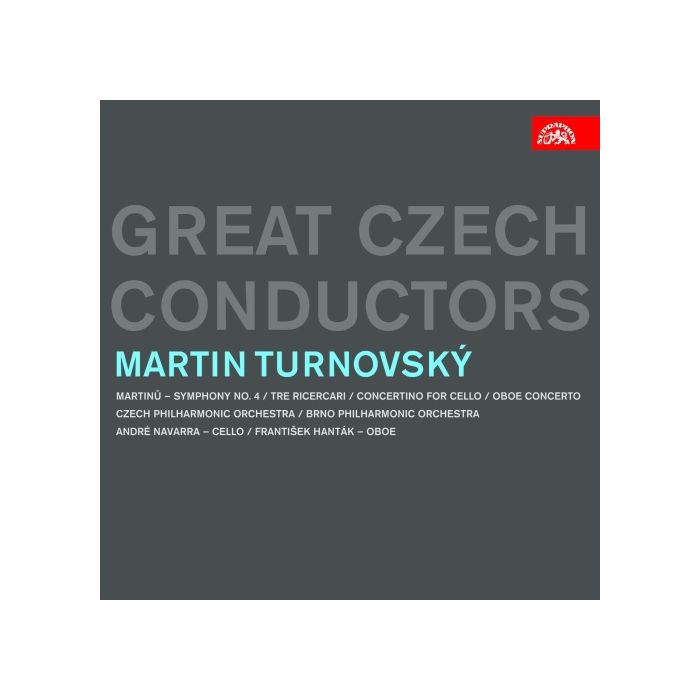 Great Czech Conductors: Martin Turnovský - Martinů, Ibert, Hindemith, Mysliveček, Bizet, Saint-Saëns, Prokofiev