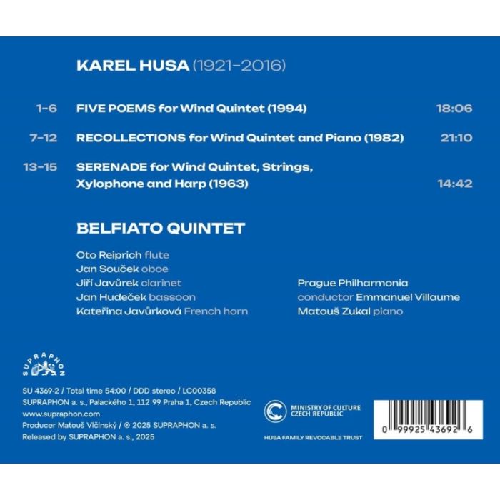 Husa: Music for Wind Quintet - slide-1