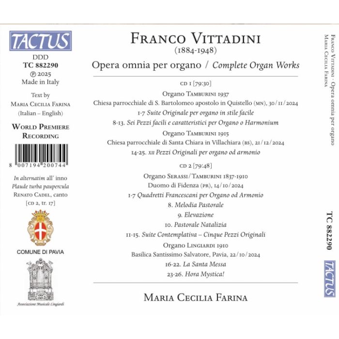 Vittadini: Complete Organ Works - slide-1