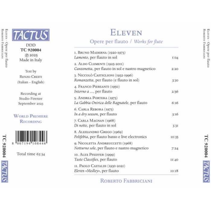 Eleven (works for solo flute) - slide-1