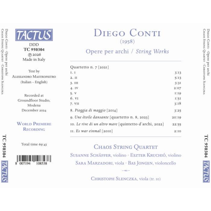 Conti: Works for Strings - slide-1