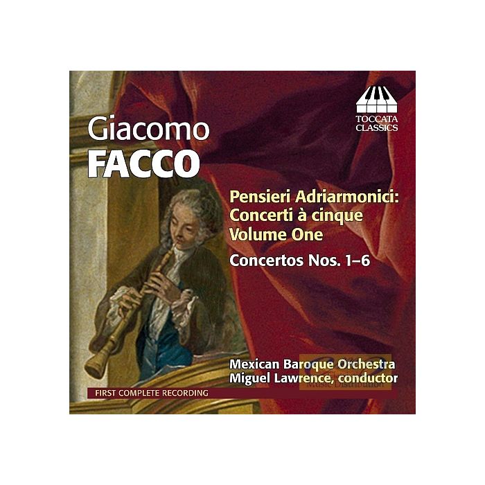 Giacomo Facco: Pensieri Adriarmonici - Concerti à cinque Vol. 1