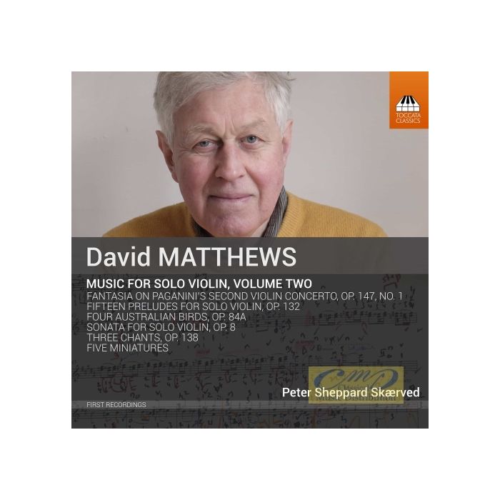 Matthews: Music for Solo Violin Vol. 2