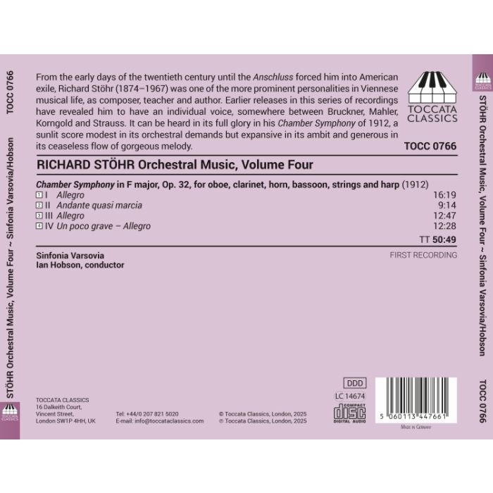 Stöhr: Orchestral Music Vol. 4 - slide-1
