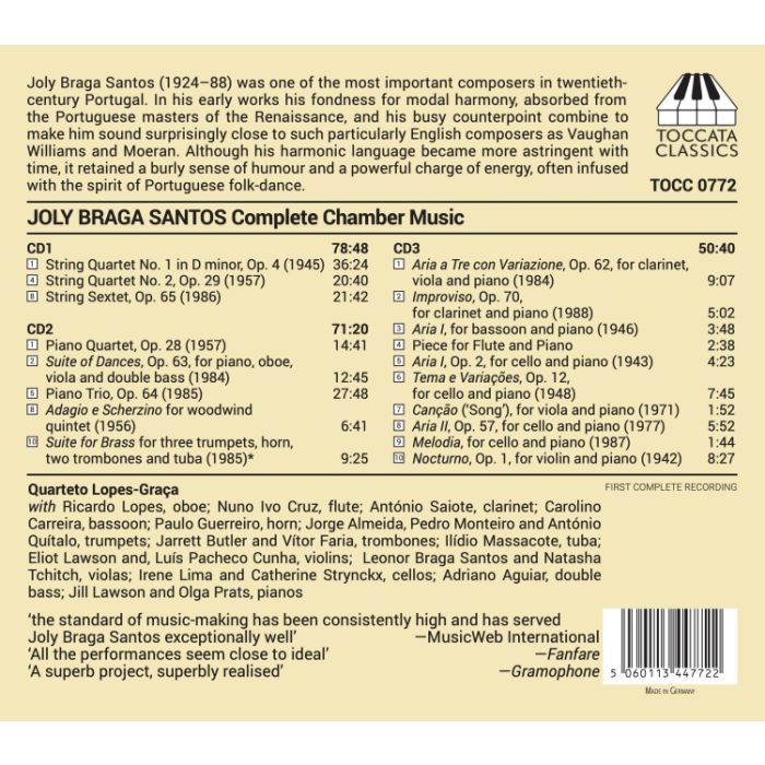 Braga Santos: Complete Chamber Music - slide-1