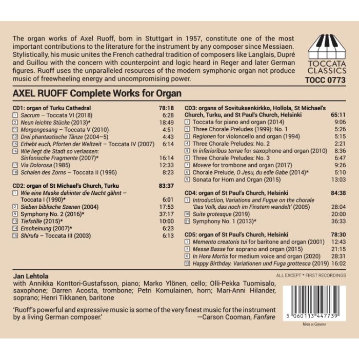 Ruoff: Complete Works for Organ - slide-1