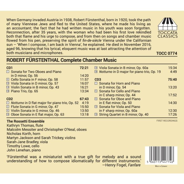 Fürstenthal: Complete Chamber Music - slide-1