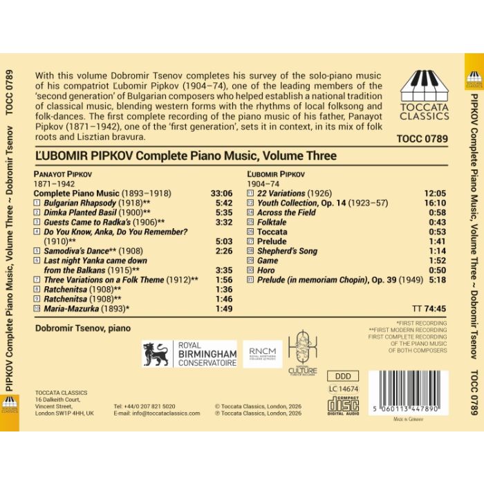 Pipkov: Complete Piano Music Vol. 3 - slide-1