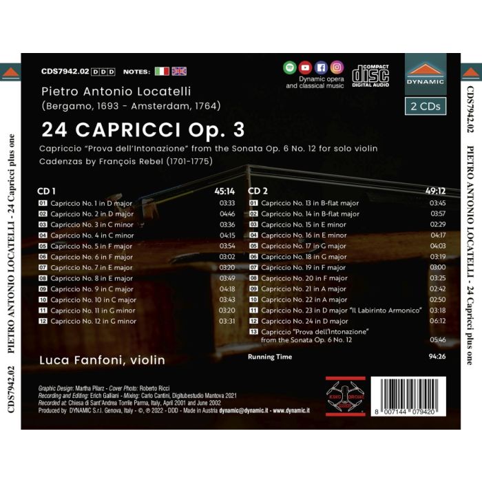 Locatelli: 24 Capricci op. 3 - slide-1