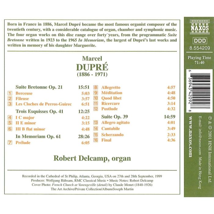 DUPRE: Works for Organ vol.12 - slide-1