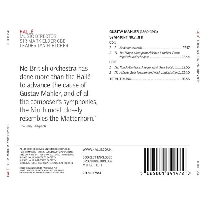 Mahler: Symphony No. 9 - slide-1