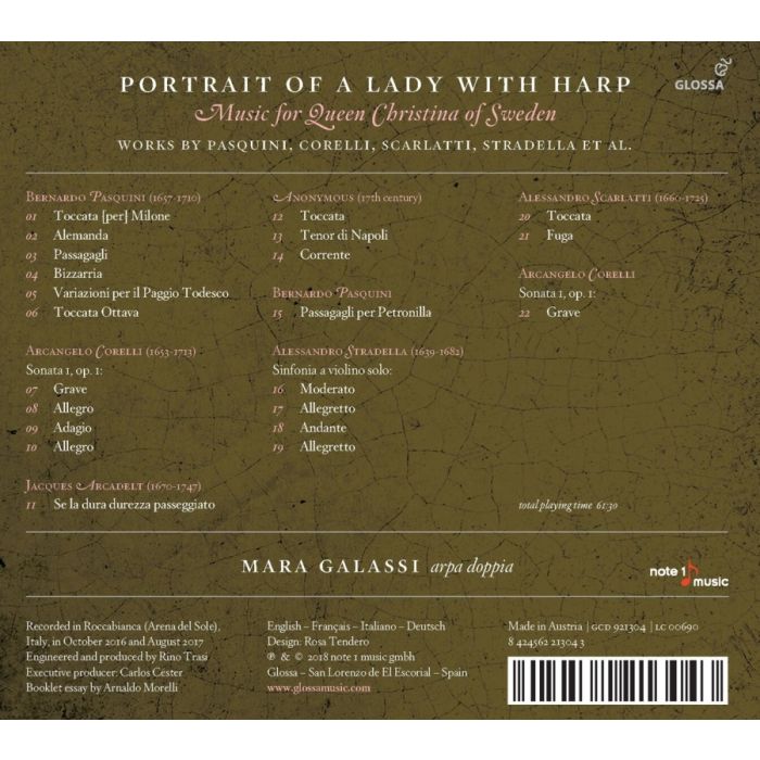 Portrait of a Lady with Harp - Music for Queen Christina of Sweden - slide-1