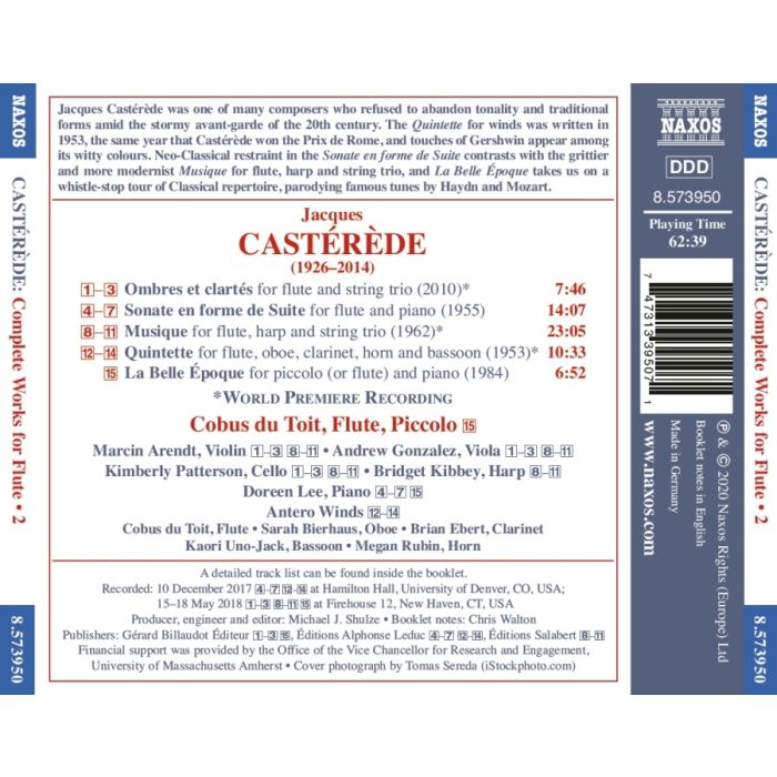 Castérède: Complete Works for Flute Vol. 2 - slide-1