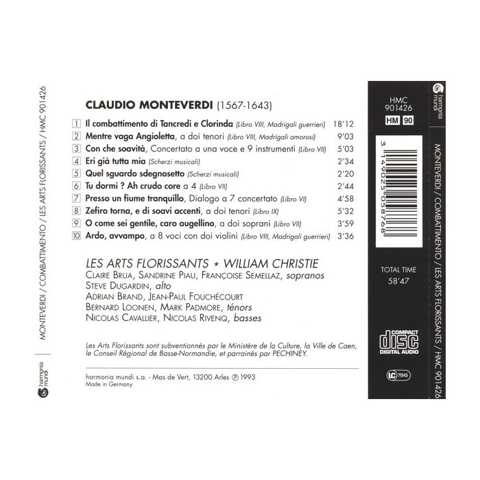 Monteverdi:  Il combattimento di Tancredi e Clorinda - slide-1