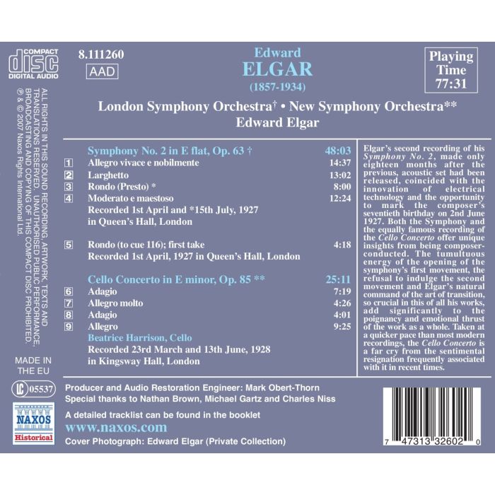 Elgar: Symphony No. 2, Cello Concerto - slide-1