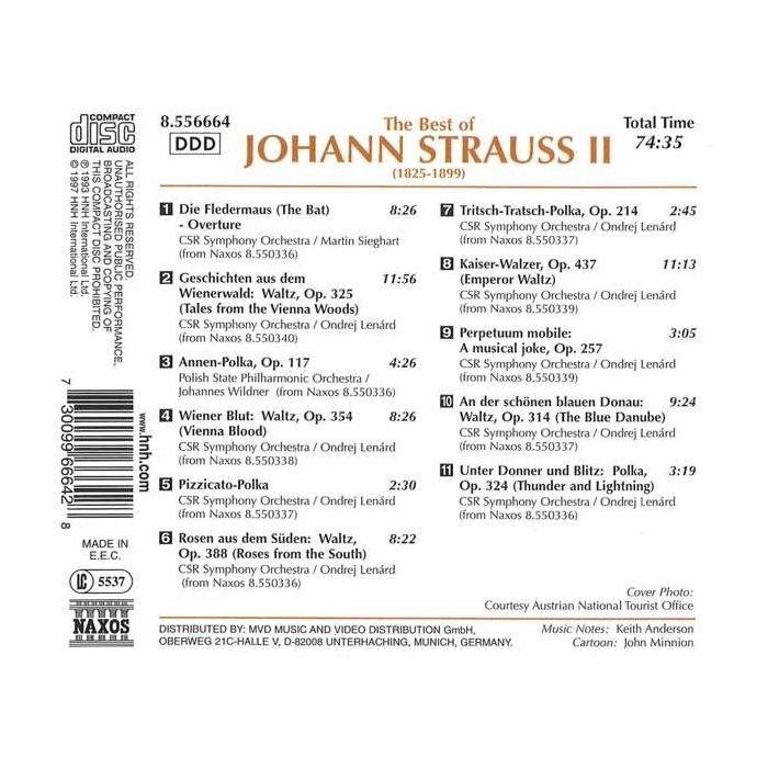 THE BEST OF JOHANN STRAUSS JR - slide-1