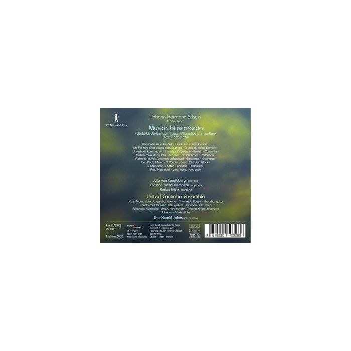 Schein: Musica boscareccia - slide-1