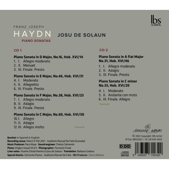 Haydn: Piano Sonatas - slide-1