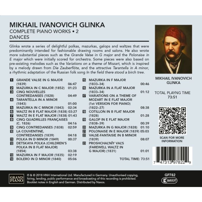 Glinka: Complete Piano Works Vol. 2 - Dances - slide-1