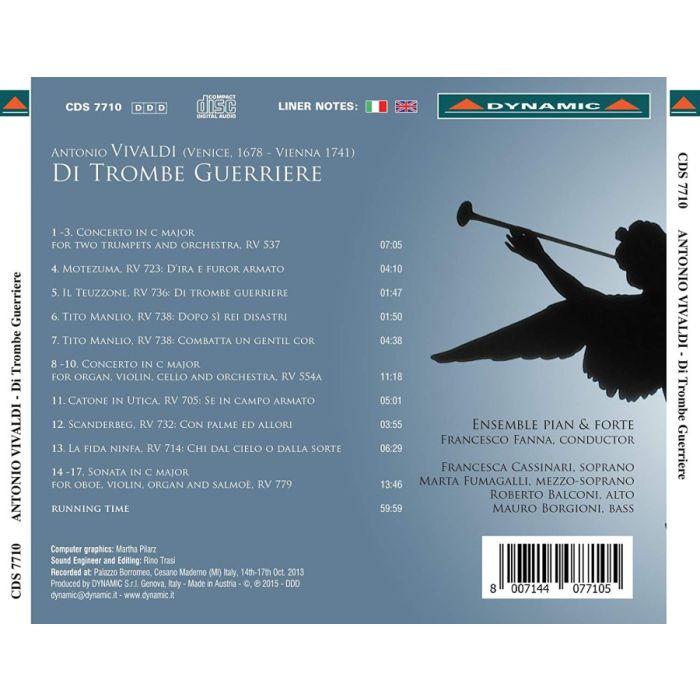 Vivaldi: Di Trombe Guerriere - Concerto for 2 Trumpets & Operatic Arias - slide-1