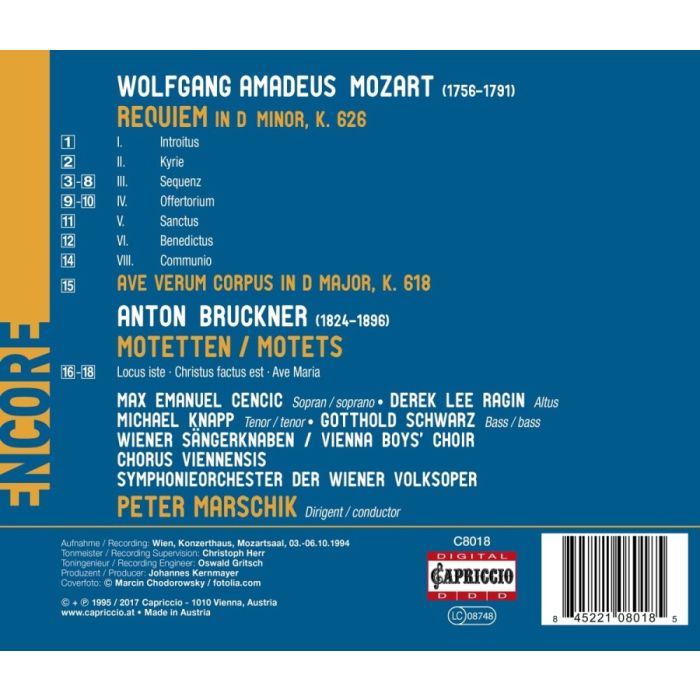Mozart: Requiem; Ave verum corpus / Bruckner: Motets - slide-1