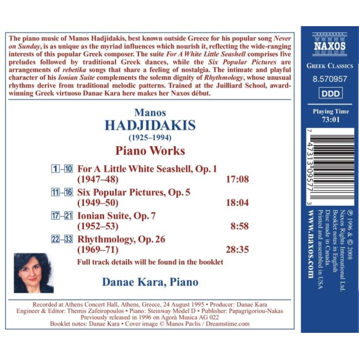 HADJIDAKIS: Piano Works - slide-1