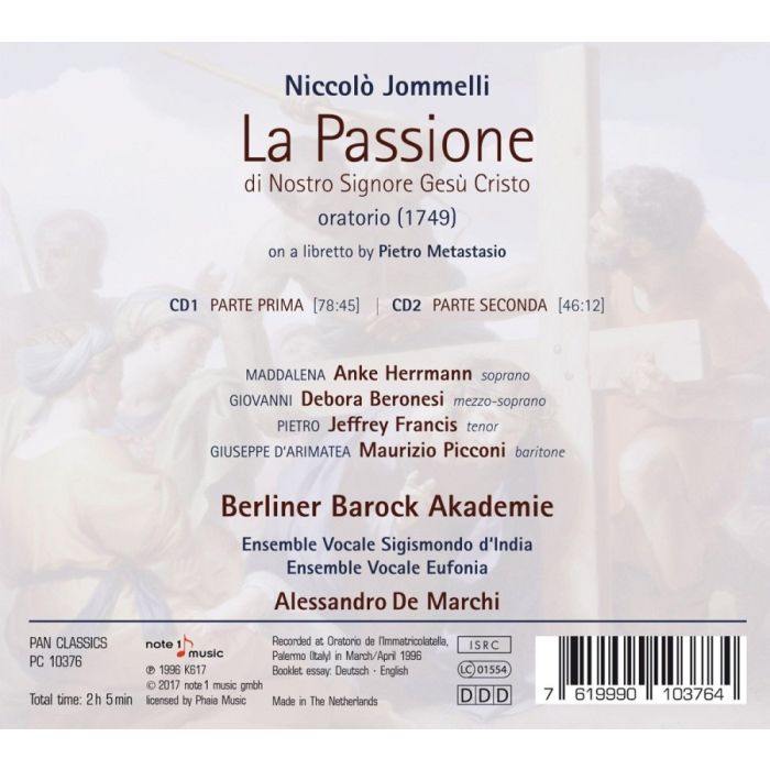 Jommelli: La Passione di Nostro Signore Ges? Cristo - slide-1