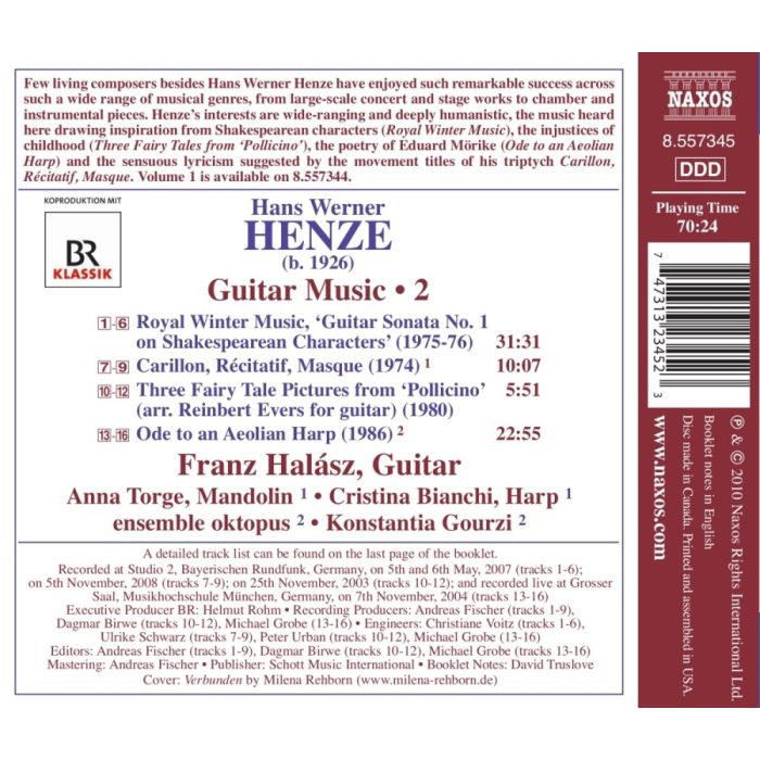 Henze: Guitar Music 2 - slide-1